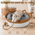 Stimuli Handwoven Cat Basket,Instinct Basket for Cats Basket Bed,Cat Bed