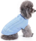 Knitted Small Dog Sweater, Turtleneck Pullover Warm Winter Puppy Clothes