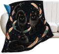 Black Cat Blanket for Cat Lovers Cat Throw Stuff Gifts