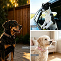 Dog Collar for Small, Medium & Large Dogs(PinkHeart,S)