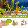 VOKOY 2.5lb Natural Dragon Stones, Aquarium Rocks Decoration Aquascaping Stone Landscaping Model for Fish Tank Decor Ter