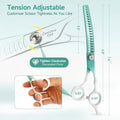 Curved Chunkers Scissors for Dog Grooming-7" Dog Grooming Scissors