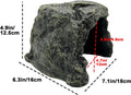 BNOSDM Reptile Hideout,Tortoise Hide Cave,Resin Rock,Bearded Dragon Hideaway,Turtle Basking Platform,Reptiles Habitat De