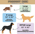 Rezutan Upgraded Flannel Blankets for Large Dogs & Cats, Grey 60" x 50"