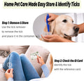 43Pcs Tick Removal Tool Set for Dogs, Cats and Pets, Stainless Steel Tick Tweezers, Tick Puller Hooks, Tick Card, Fine-T