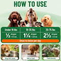 Natural Flea and Tick Prevention for Dogs, Dog Flea Treatment Drops, 60ml