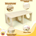 Hamster and Mouse Wooden Tunnel Cage Secret Peep Shed 2-Chamber