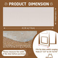 Carpet Protector, Clear PVC Doorway Mat for Cats & Dogs