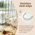 No Drip Hanging Automatic Rabbit Water Dispenser 650ml, Top Refill Pet Water Bowl Bottle BPA Free for Bunny, Guinea Pig,