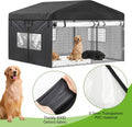 Oxford Cloth Kennel Cover Waterproof PVC Window