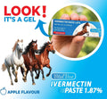 VITALVINE Ivermectin 1.87% Paste for Horses – Apple Flavor 6.08g Syringe, Treats Horses Up to 1250 lbs (3-Pack)