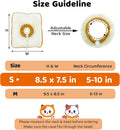 Amakunft Adjustable Cat Cone Collar Soft, Cat Recovery Collar, After Surgery Neck Cone, Elizabethan Collar for Kitten