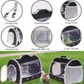 Bearded Dragon Travel Carrier Backpack,Lizard Backpack Carrier,Space Capsule Clear Bubble Window Astronaut Reptile Carri