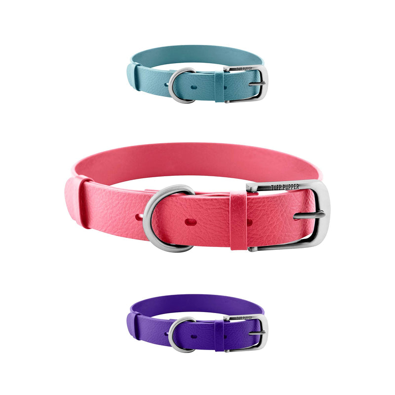 Tuff Pupper Classic Heavy Duty Dog Collar | 10x Stronger Than Leather | 100% Waterproof & Odor Proof Dog Collar | Tough Rust-Proof All Metal Hardware