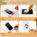 Nabance Inkless Paw Print Kit for Dogs, Cats & Babies, 4 Clean Touch Ink Pads and 8 Imprint Cards, Pet Paw Print Impression Kit for Dog Nose & Baby Handprint Kit, Keepsake Gift for Pet Lovers,New Moms