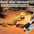 6-Piece Bearded Dragon Tank Cleaning Set, Reptile Enclosure Cleaning Tool Set with Bearded Dragon Nail Clippers&Cleaning
