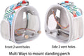 Bird Carrier Backpack with Rope Perch, Portable Bird Travel Carrier Backpack