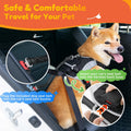 PartsBling Dog Car Harness, Dog Seat Belt Harness for Car, No Pull Adjustable Dog Harness with Seat Belt Attachment, Bre
