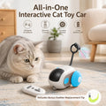 Remote Control Mouse Cat Toy, Smart Interactive Moving Cat Toy Car with Obstacle Avoid, USB Rechargeable Electric Kitten