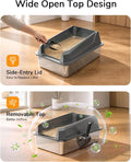 XL Cat Litter Box: High-Sided Anti-Urine Leakage for Big Cats