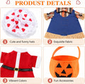 8 Set Holiday Porch Goose Outfits 23 inch All Seasons Goose Clothes for Fall Thanksgiving Halloween Christmas Valentine 