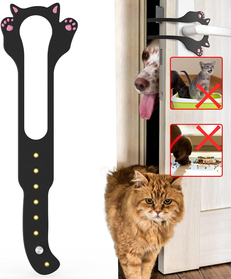 Elilier Cat Door Latch Holder, 8 Adjustable Sizes Flexible Cat Door Stopper