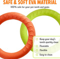 PetSpy Dog Ring Toy – Flying Ring for Outdoor Play, Floating Training & Fetch Toy for Throwing, Catching & Chewers – Durable EVA Flying Disc for Small, Medium & Large Dogs