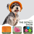 Tie-Dye Dog Baseball Hat with Ear Holes, Adjustable Summer Sun Cap for Pets