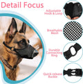 LUCKYPAW Dog Muzzle for Large Medium Small Dogs German Shepherd Labrador