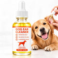 Upgraded Dog Ear Cleaner, Gentle Ear Solution for Dogs with Dropper, Removes Ear Wax, Dirt & Odor, Helps Relieve Itchy E