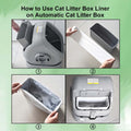 Dedicated to Mintakawa Automatic cat litter box Drawer Liners, Small garbage bag, 20 Count per Roll, 2 Rolls, Tear, Use for Cat litter box, Kitchen, bathroom, and Car Trash Can