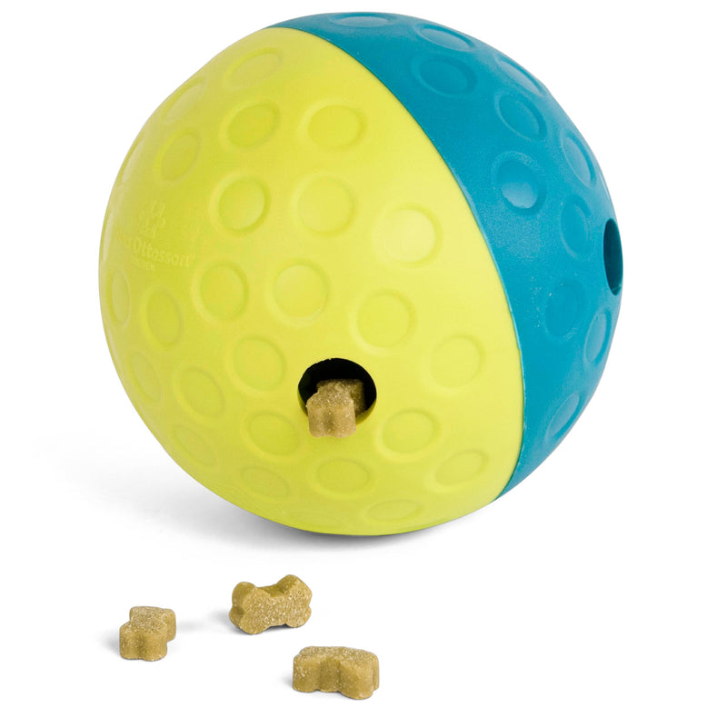 Outward Hound by Nina Ottosson Treat Tumble – Interactive Food-Dispensing Dog Puzzle Ball, Level 1 Beginner, Small, 4.8