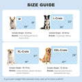 ZOMISIA Dog Cooling Mat for Extra Large Dogs, Q-Max>0.5 Thin Breathable Crate Pad for Pet, Portable Washable Kennel Pad for Summer Outdoor, 41x27, Blue