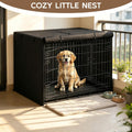 Dog Crate Cover Fit for 42 inches Wire Cage, 42L x 28W x 30H, Black