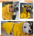 HAPEE Dog Raincoats with Reflective Strip Hoodie,Poncho Jacket for Large Dogs fit Golden Retriever Doodle