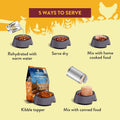 Addiction Country Chicken & Apricot Air-Dried Grain-Free Dog Food – Complete Meal or Topper with Natural Ingredients for Digestive and Skin & Coat Health, 2lb - 2 Packs