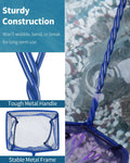 Pawfly 5''/6'' Fish Net for Fish Tank, Aquarium Net with Braided Metal Handle and Nylon Mesh, Small Fish Net Minnow Net 