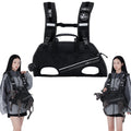 Wakytu Dog Lift Harness for Small Dogs,Dog Backpack Carrier,Adjustable Padded Breathable Straps for Dogs, Disabled, Joint Injuries, Arthritis,M(8.5-17.5LBS)