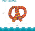Catstages Catnip Plaque Away Pretzel Interactive Cat Dental Chew Toy, 2.8"