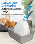 ANWA Cat Litter Box Liners: 36" x 18" Large Cat Litter Box Bags, 2 Mils Extra Thick, Durable & Tear-Resistant, 10 Count