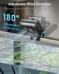 Pawfly Aquarium Chiller Fan, Quiet Aquarium Fan for Axolotl Tank, Fish Tank Cooling Fan, Aquarium Cooler with Adjustable
