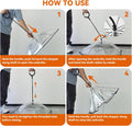 PETLESO Dog Umbrella for Small Breed, Clear Small Dog Umbrella with Adjustable Leash, Keep Pet Dry on Rainy Walks/Potty Trips, Adjustable Shaft Angle Rain Umbrella, Self-Assembly