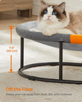 FEANDREA Elevated Cat Bed, Breathable Hammock, Washable Mesh