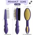 2PCS Pet Grooming and Deshedding Brush Tools