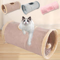 Cat Tunnel,Indoor Cat Play Tube Toys with Play Ball,Durable Collapsible Rabbit Hideaway Tunnel for Kitten,Bunny, Guinea 
