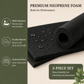 2 PCS Aquarium Foam Pad, 18 x 36 in, 5mm Fish Tank Leveling Mat