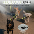 No Tangle 3 Dog Leash -Main Lead Rope with Padded Handle, Three Detachable Leash Splitters, Heavy-Duty Clip, 4.76ft for 