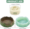 5Pcs Dubia Cockroach Water Basin Loofah & Resin Food Bowl Container Set, Comfortable Habitat for Roaches Live Isopods Sp