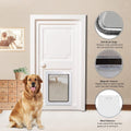 CEESC Large Dog Door, Snap-in Closing Panel, Up to 80 lbs, Durable