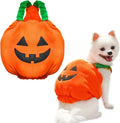 PETCARE Funny Pumpkin Dog Halloween Costume Pet Dog Cat Thick Plush Pumpkin Decoration Shirt Clothes for Small Medium Do